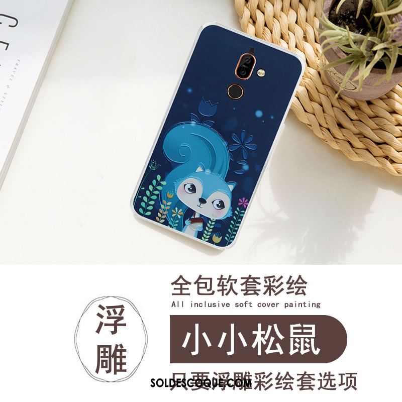 Coque Nokia 7 Plus Dessin Animé Fluide Doux Tout Compris Téléphone Portable Incassable En Ligne