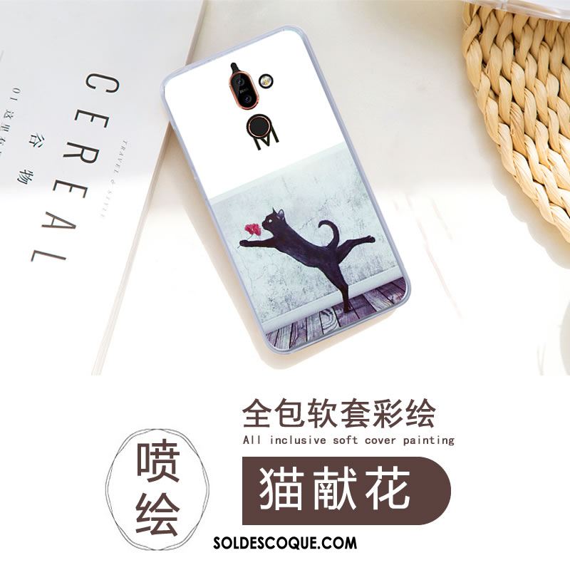 Coque Nokia 7 Plus Dessin Animé Fluide Doux Tout Compris Téléphone Portable Incassable En Ligne