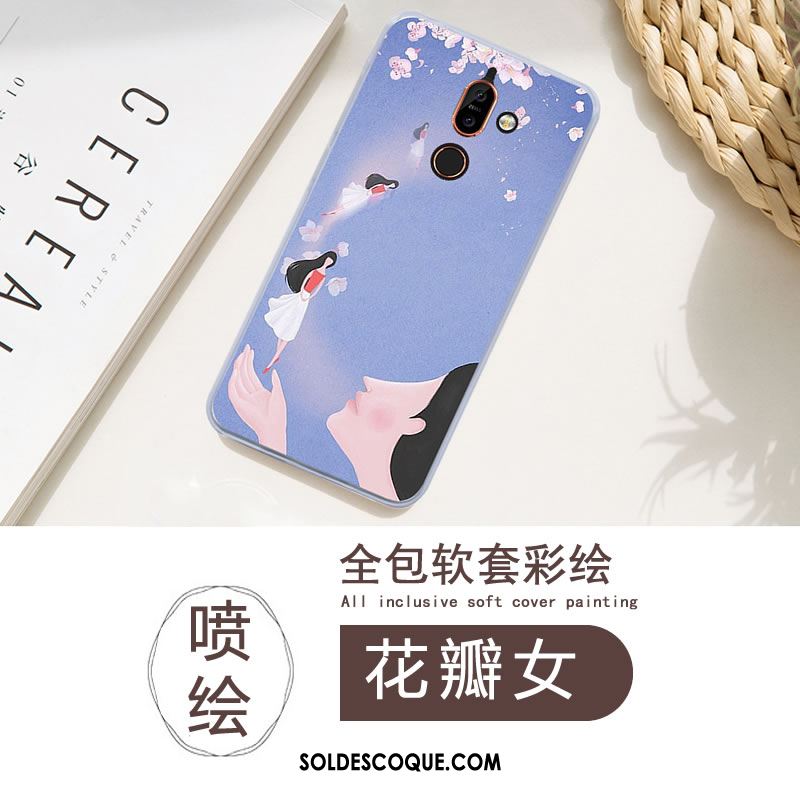 Coque Nokia 7 Plus Dessin Animé Fluide Doux Tout Compris Téléphone Portable Incassable En Ligne