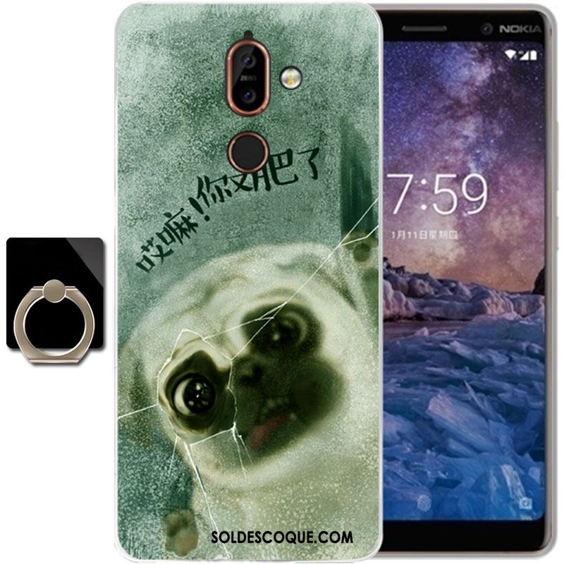 Coque Nokia 7 Plus Dessin Animé Silicone Téléphone Portable Étui Transparent Soldes