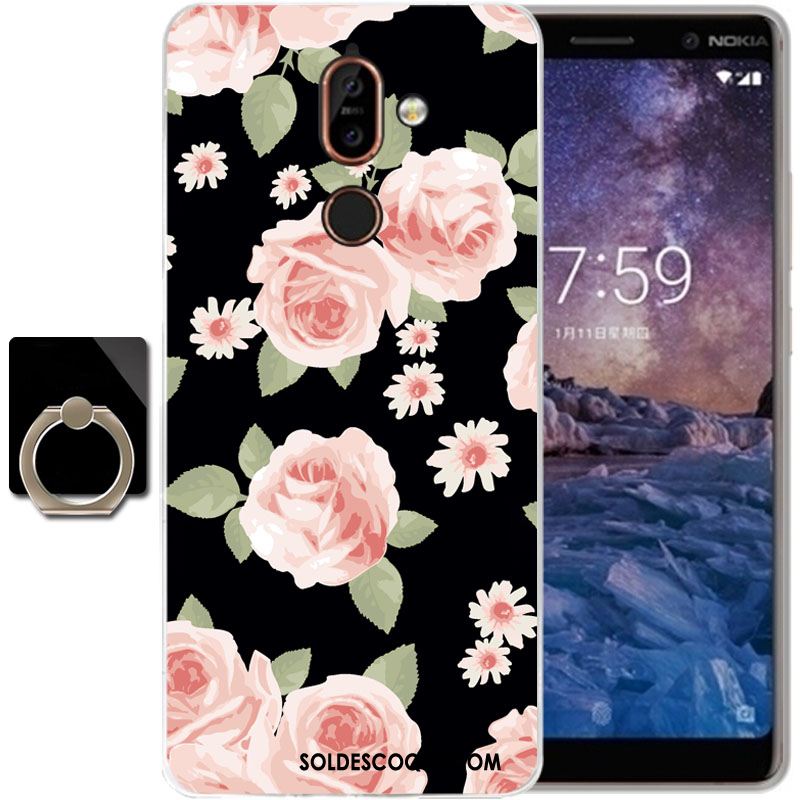 Coque Nokia 7 Plus Dessin Animé Silicone Téléphone Portable Étui Transparent Soldes