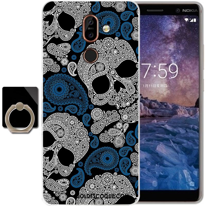 Coque Nokia 7 Plus Dessin Animé Silicone Téléphone Portable Étui Transparent Soldes