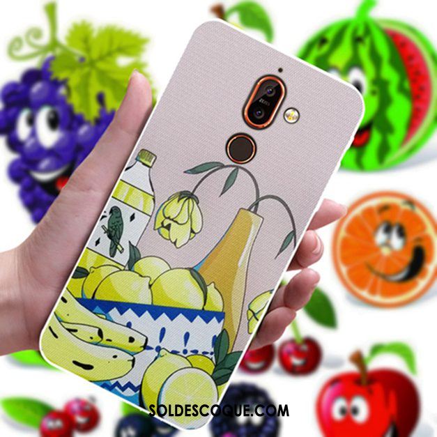 Coque Nokia 7 Plus Motif Personnalisé Incassable Jaune Charmant En Ligne