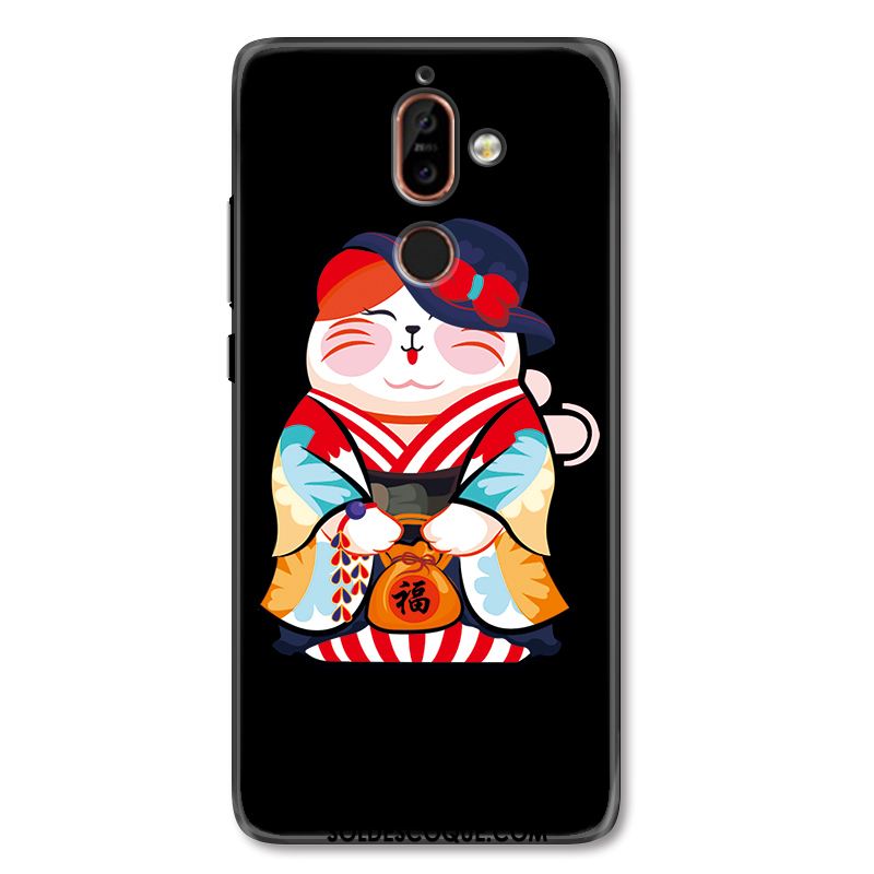 Coque Nokia 7 Plus Noir Incassable De Fête Créatif Protection En Vente