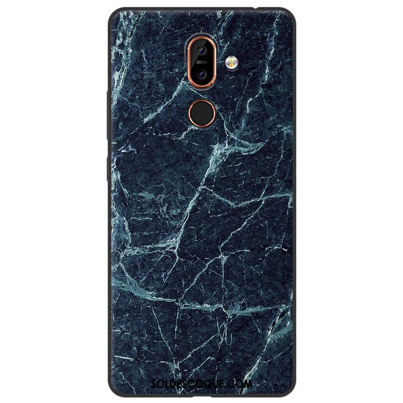 Coque Nokia 7 Plus Ornements Suspendus Protection Bois Silicone Peinture Pas Cher