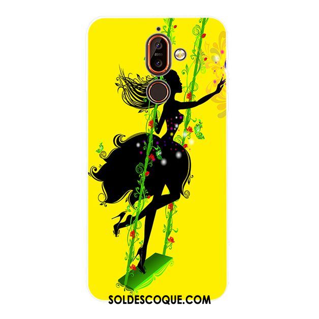 Coque Nokia 7 Plus Personnalisé Téléphone Portable Personnalité Vert Mode Pas Cher