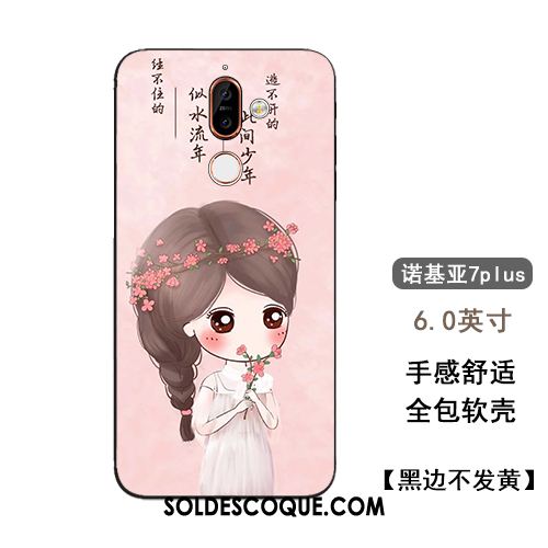 Coque Nokia 7 Plus Protection Personnalité Art Téléphone Portable Amoureux Housse Soldes