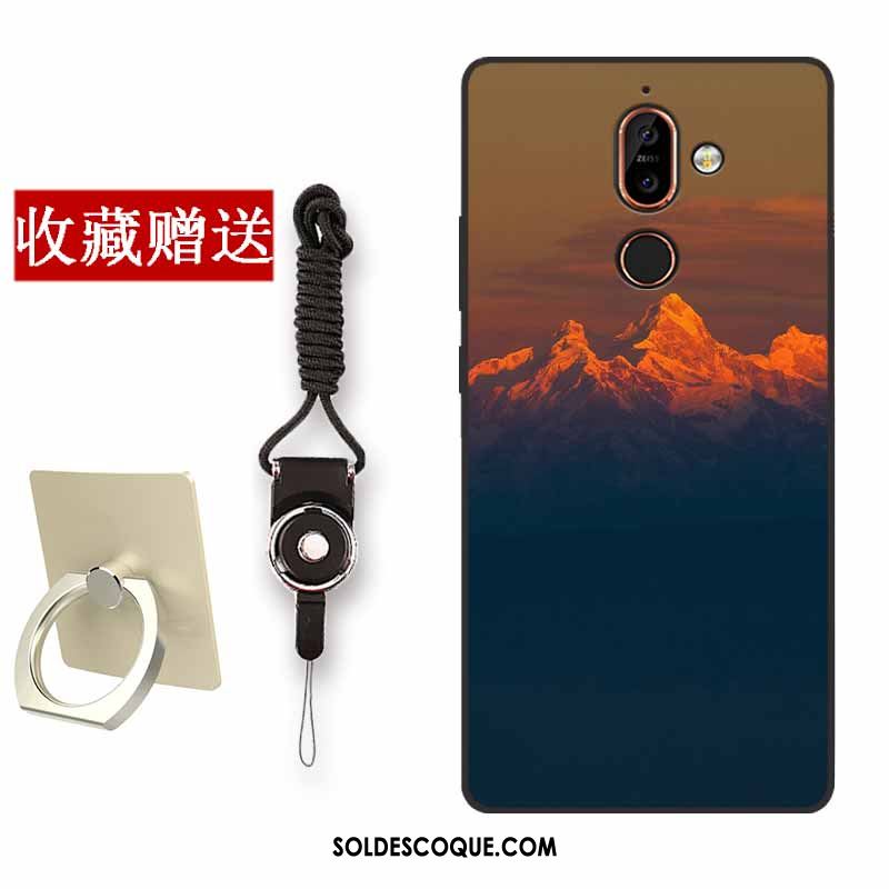 Coque Nokia 7 Plus Protection Tout Compris Incassable Noir Personnalité Housse En Ligne