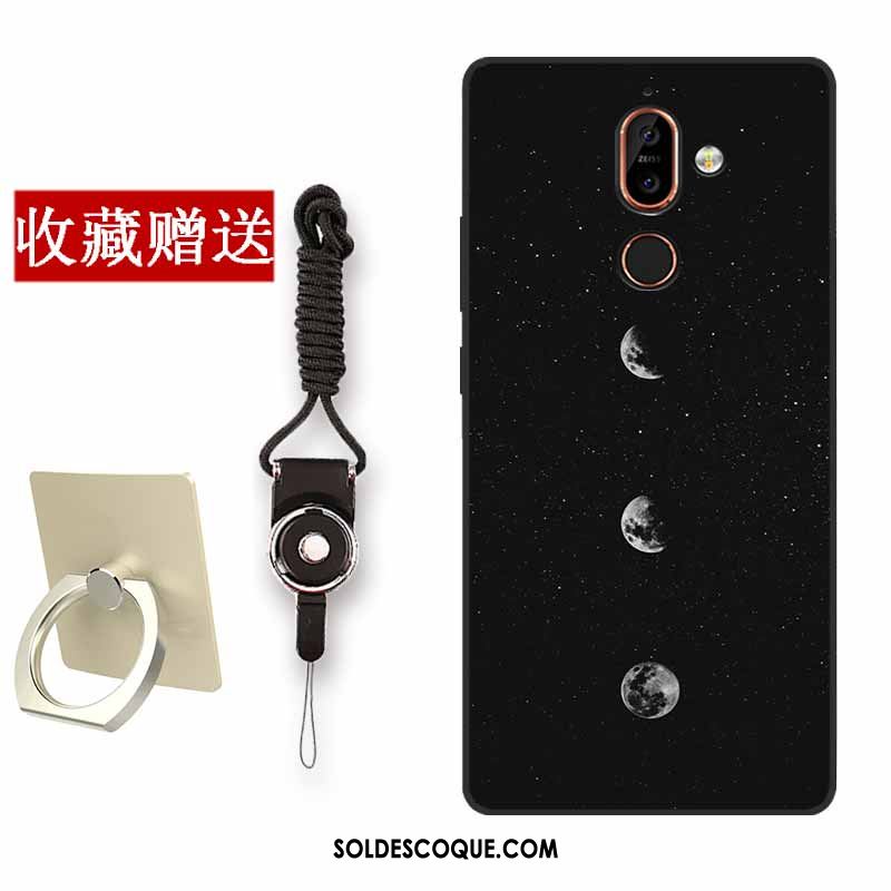 Coque Nokia 7 Plus Protection Tout Compris Incassable Noir Personnalité Housse En Ligne