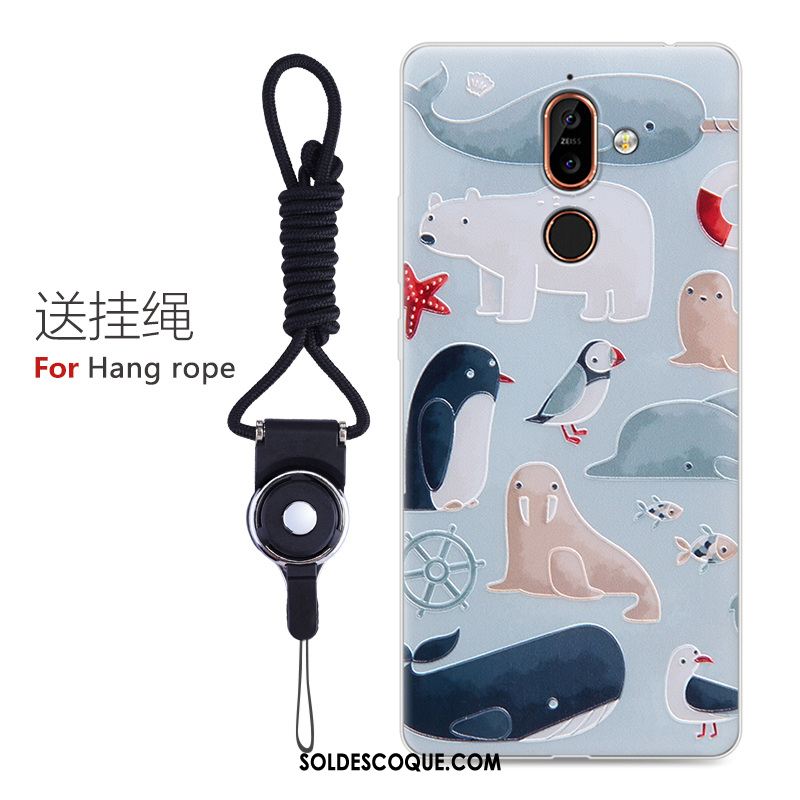 Coque Nokia 7 Plus Protection Téléphone Portable Étui Dessin Animé Fluide Doux Pas Cher