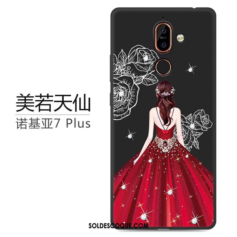 Coque Nokia 7 Plus Protection Étui Personnalité Marque De Tendance Violet En Ligne