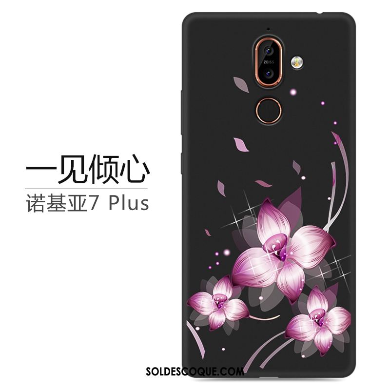 Coque Nokia 7 Plus Protection Étui Personnalité Marque De Tendance Violet En Ligne