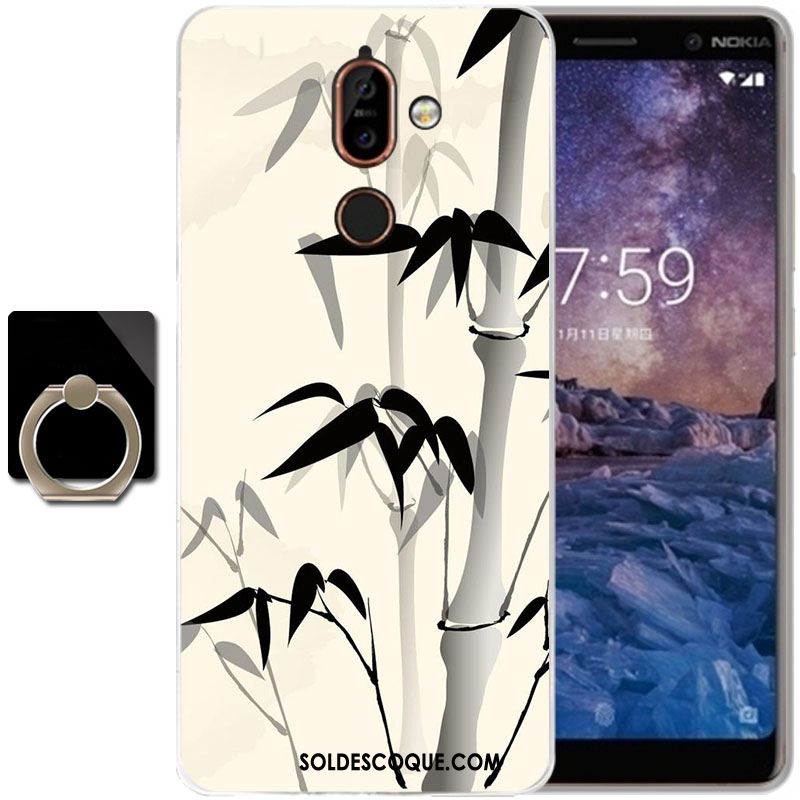 Coque Nokia 7 Plus Silicone Protection Dessin Animé Téléphone Portable Fluide Doux Pas Cher