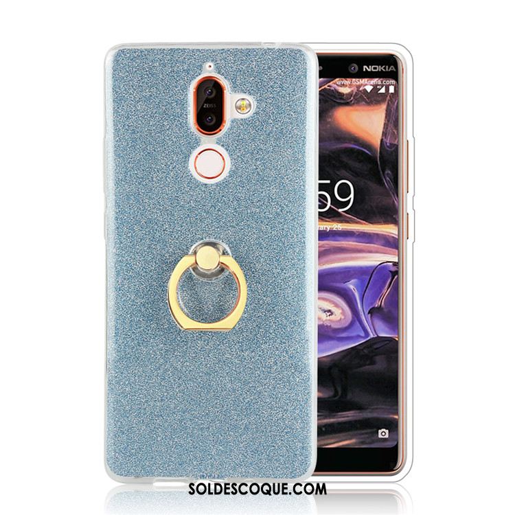 Coque Nokia 7 Plus Téléphone Portable Rose Simple Créatif Anneau En Vente