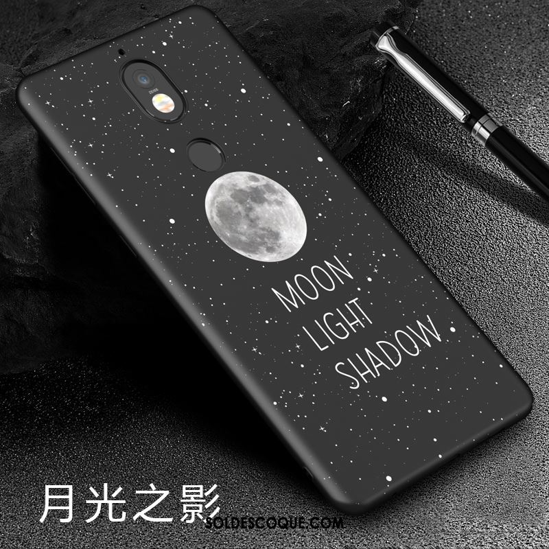 Coque Nokia 7 Silicone Délavé En Daim Étui Rouge Dessin Animé Soldes