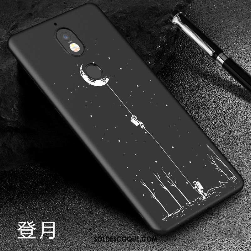 Coque Nokia 7 Silicone Délavé En Daim Étui Rouge Dessin Animé Soldes