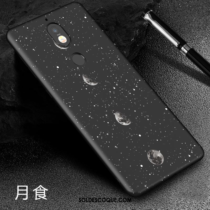 Coque Nokia 7 Silicone Délavé En Daim Étui Rouge Dessin Animé Soldes