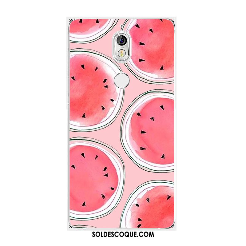 Coque Nokia 7 Tout Compris Rose Incassable Personnalité Silicone Pas Cher