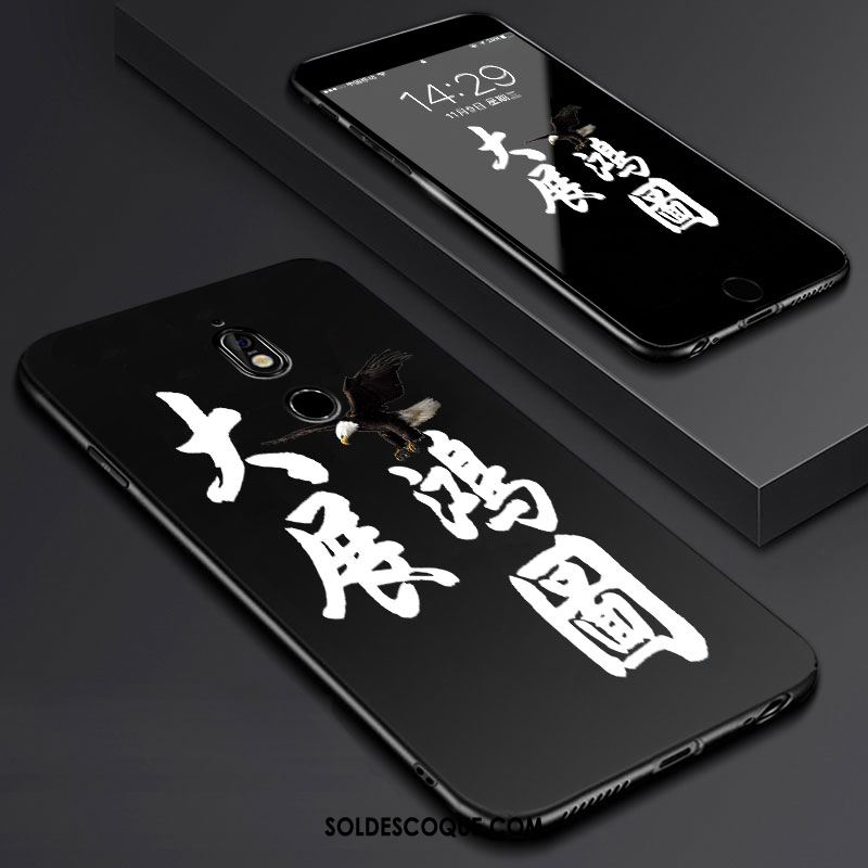 Coque Nokia 7 Téléphone Portable Délavé En Daim Tendance Fluide Doux Étui Housse Pas Cher