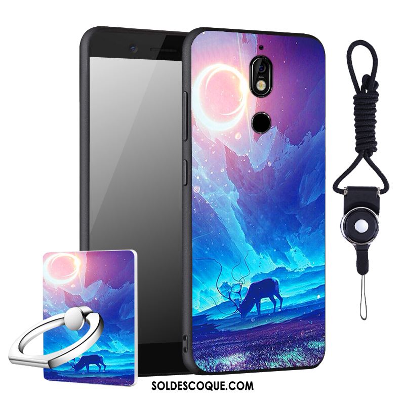 Coque Nokia 7 Étui Silicone Incassable Bleu Téléphone Portable En Vente