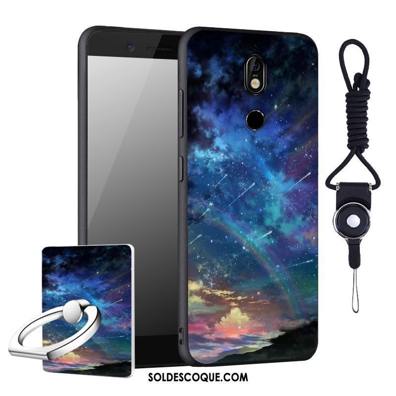 Coque Nokia 7 Étui Silicone Incassable Bleu Téléphone Portable En Vente