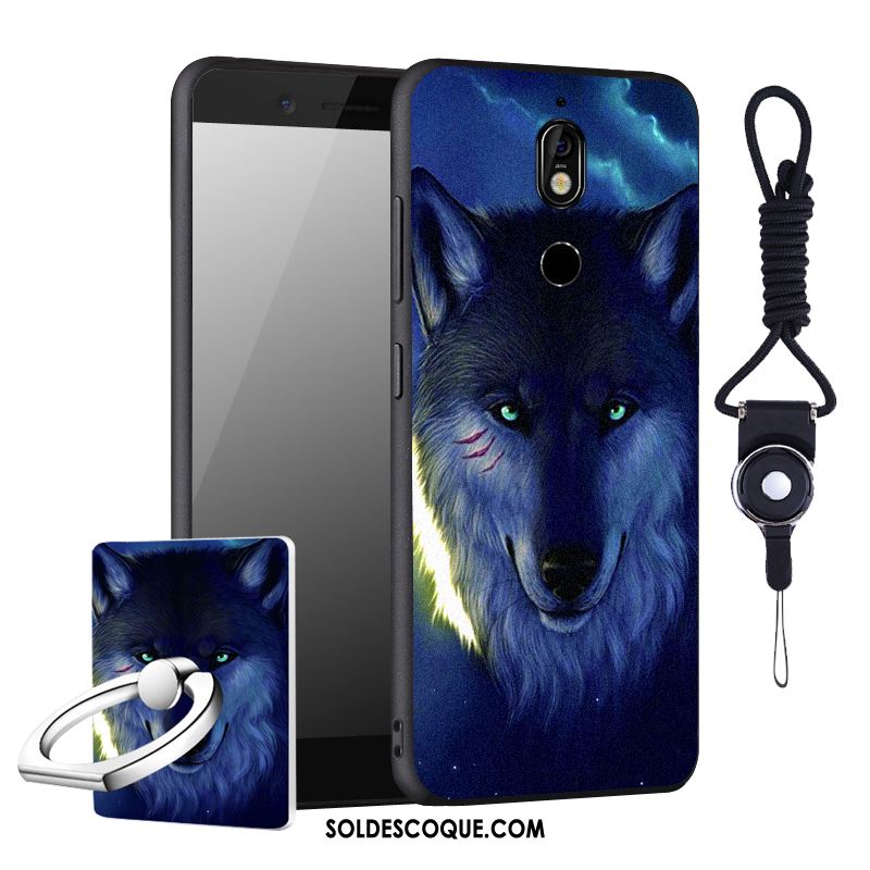 Coque Nokia 7 Étui Silicone Incassable Bleu Téléphone Portable En Vente