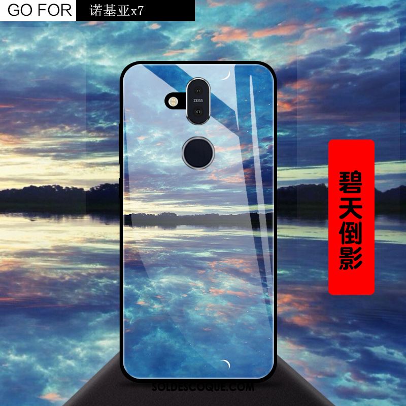 Coque Nokia 8.1 Créatif Incassable Bleu Téléphone Portable Ciel Étoilé Housse En Vente