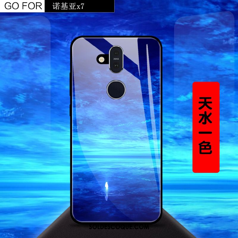 Coque Nokia 8.1 Créatif Incassable Bleu Téléphone Portable Ciel Étoilé Housse En Vente