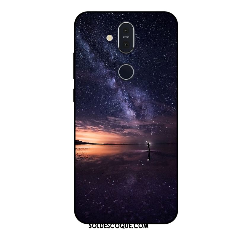 Coque Nokia 8.1 Incassable Téléphone Portable Protection Violet Tout Compris En Vente