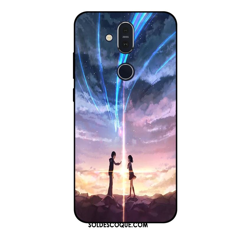 Coque Nokia 8.1 Incassable Téléphone Portable Protection Violet Tout Compris En Vente