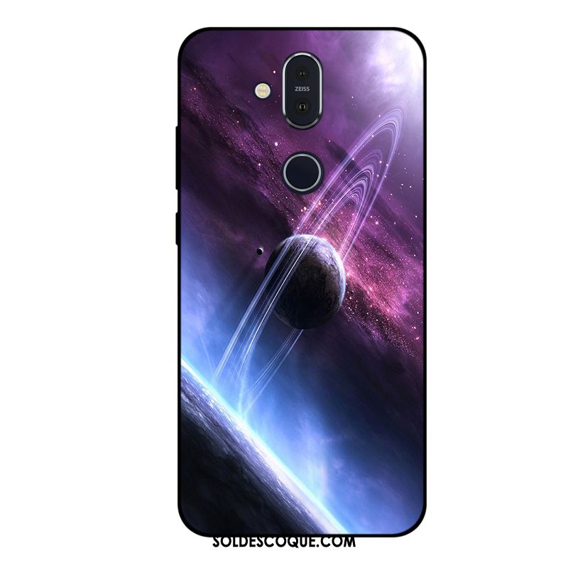 Coque Nokia 8.1 Incassable Téléphone Portable Protection Violet Tout Compris En Vente