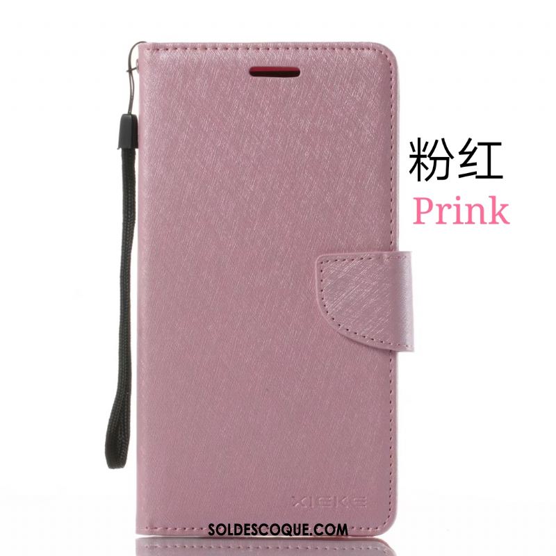 Coque Nokia 8.1 Téléphone Portable Or Rose Portefeuille Pas Cher