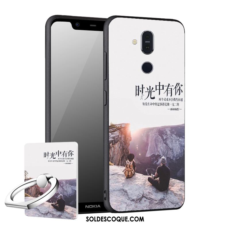 Coque Nokia 8.1 Étui Incassable Nouveau Fluide Doux Protection En Vente