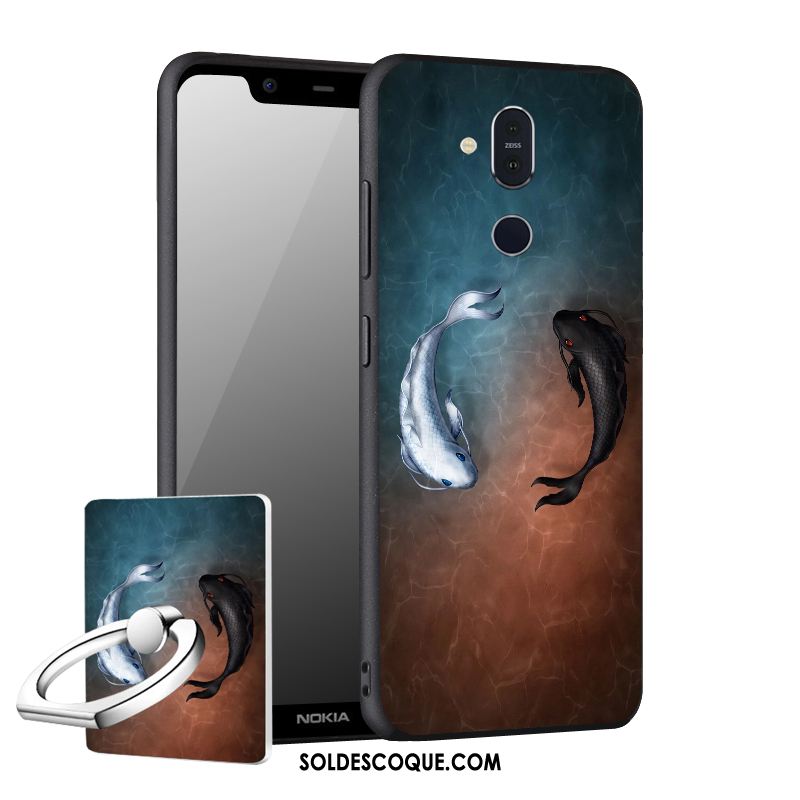 Coque Nokia 8.1 Étui Incassable Nouveau Fluide Doux Protection En Vente