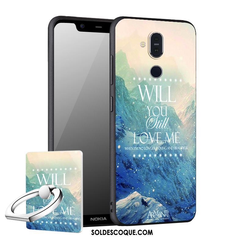 Coque Nokia 8.1 Étui Incassable Nouveau Fluide Doux Protection En Vente