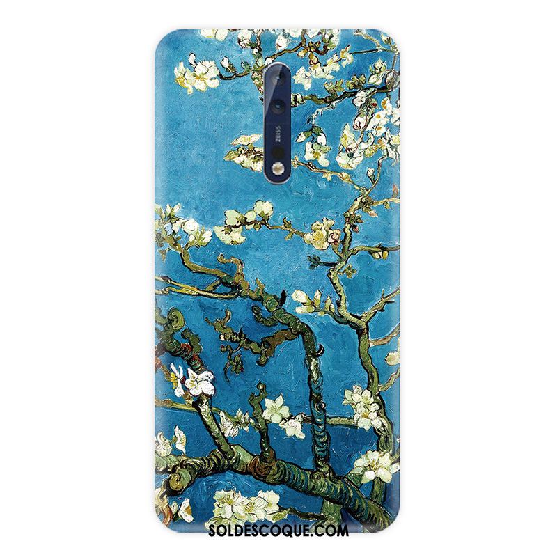 Coque Nokia 8 Bleu Protection Téléphone Portable Incassable Silicone Soldes