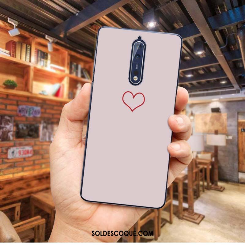 Coque Nokia 8 Incassable Simple Étui Personnalité Téléphone Portable Pas Cher