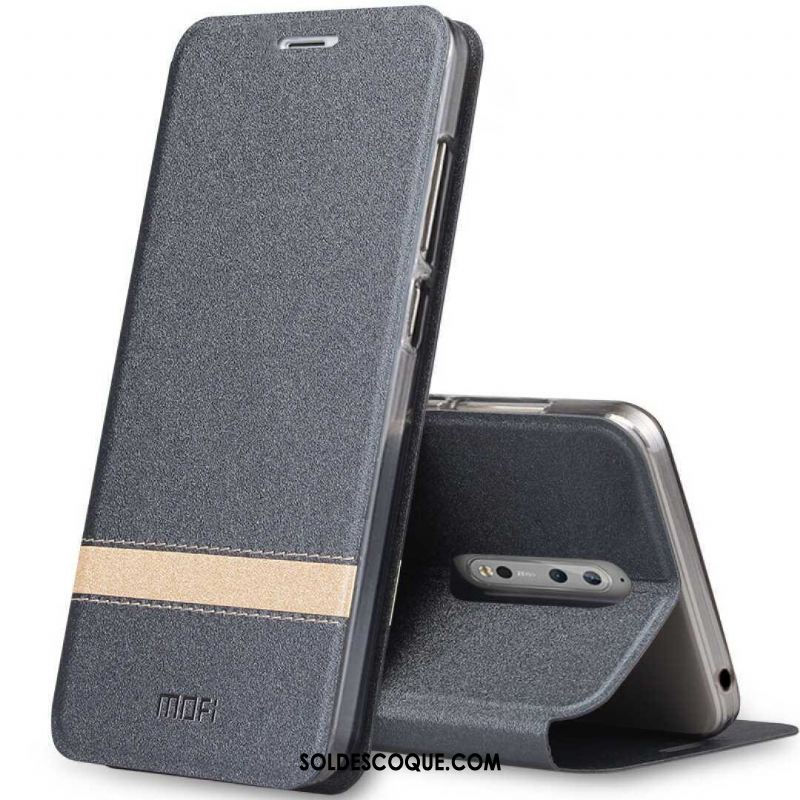 Coque Nokia 8 Incassable Téléphone Portable Étui En Cuir Silicone Protection France