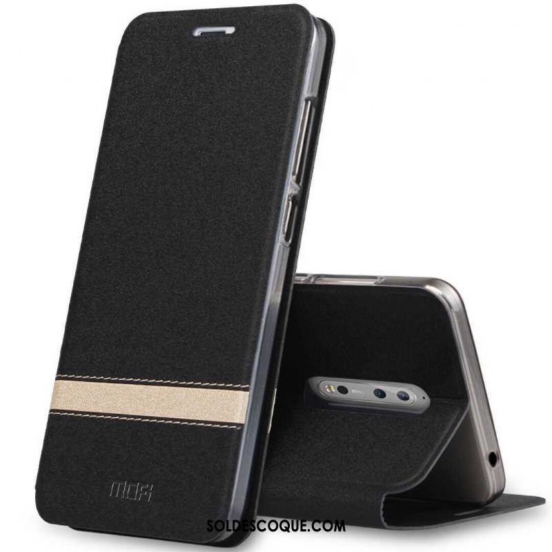 Coque Nokia 8 Incassable Téléphone Portable Étui En Cuir Silicone Protection France