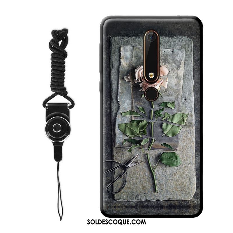 Coque Nokia 8 Personnalité Rose Créatif Téléphone Portable Silicone Soldes