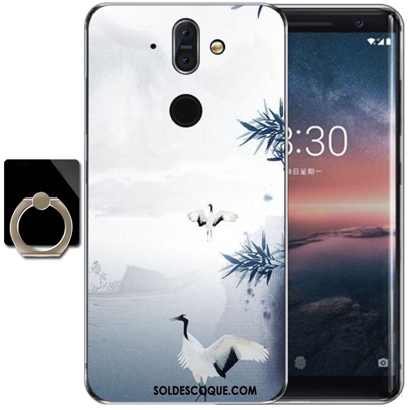 Coque Nokia 8 Sirocco Dessin Animé Haute Étui Silicone Vent En Ligne