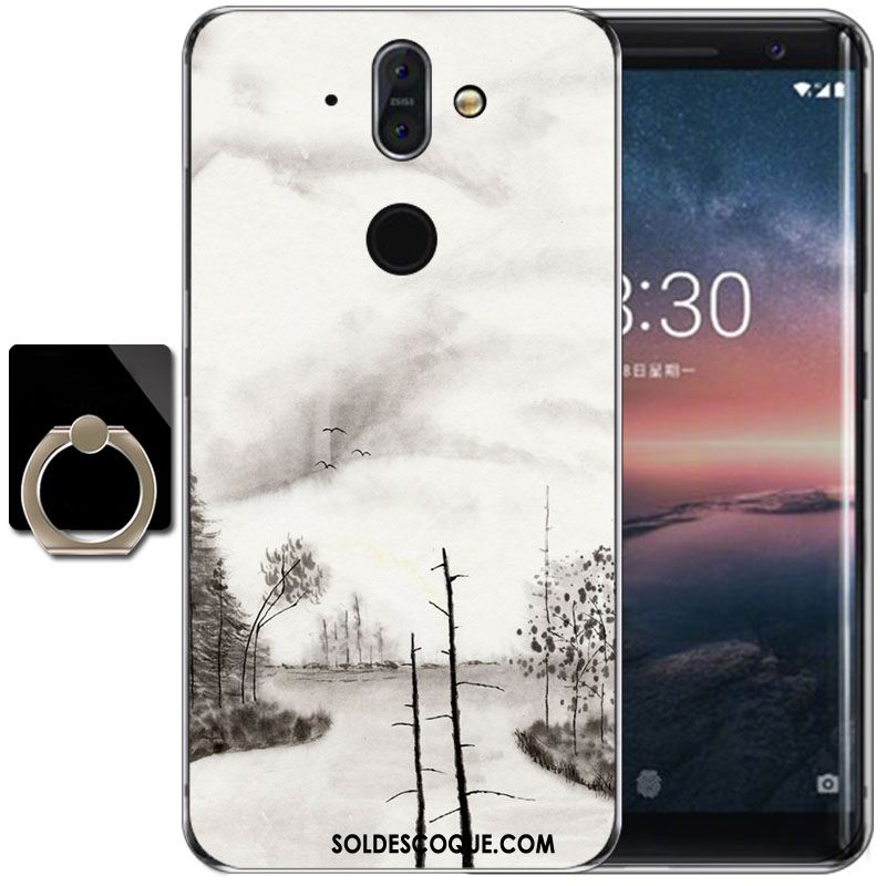 Coque Nokia 8 Sirocco Dessin Animé Haute Étui Silicone Vent En Ligne