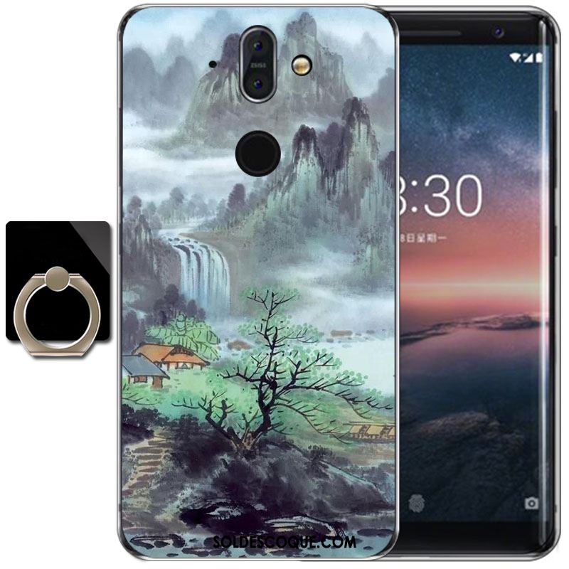 Coque Nokia 8 Sirocco Dessin Animé Haute Étui Silicone Vent En Ligne