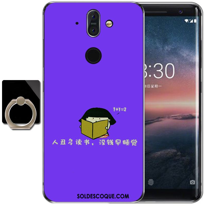 Coque Nokia 8 Sirocco Dessin Animé Haute Étui Silicone Vent En Ligne