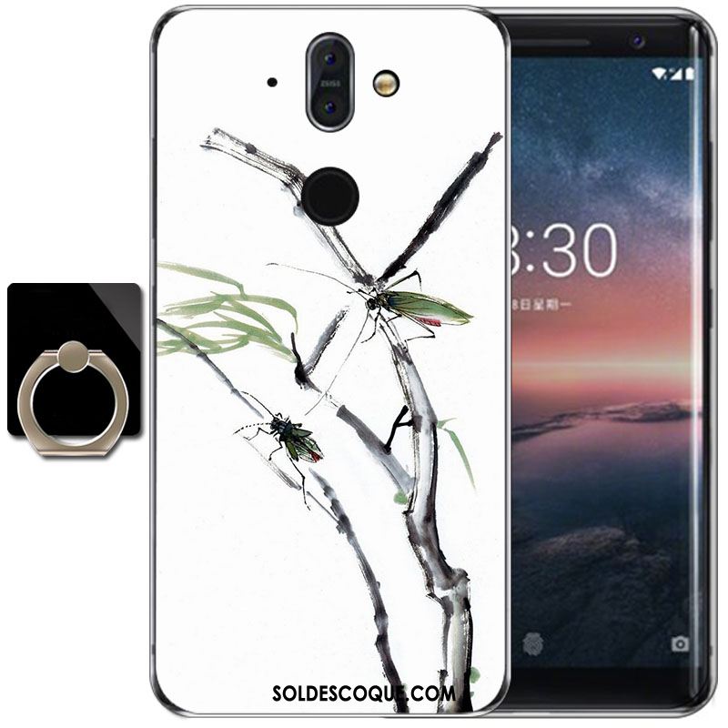 Coque Nokia 8 Sirocco Dessin Animé Haute Étui Silicone Vent En Ligne