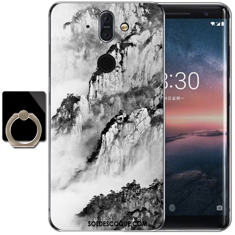 Coque Nokia 8 Sirocco Dessin Animé Haute Étui Silicone Vent En Ligne