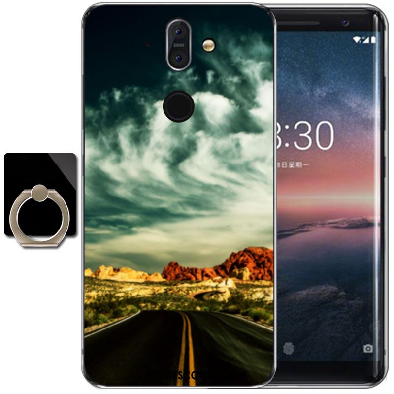 Coque Nokia 8 Sirocco Dessin Animé Haute Étui Silicone Vent En Ligne