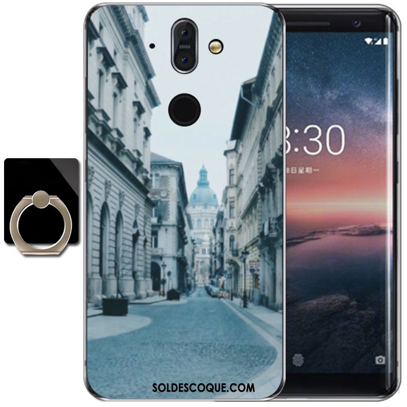 Coque Nokia 8 Sirocco Dessin Animé Haute Étui Silicone Vent En Ligne