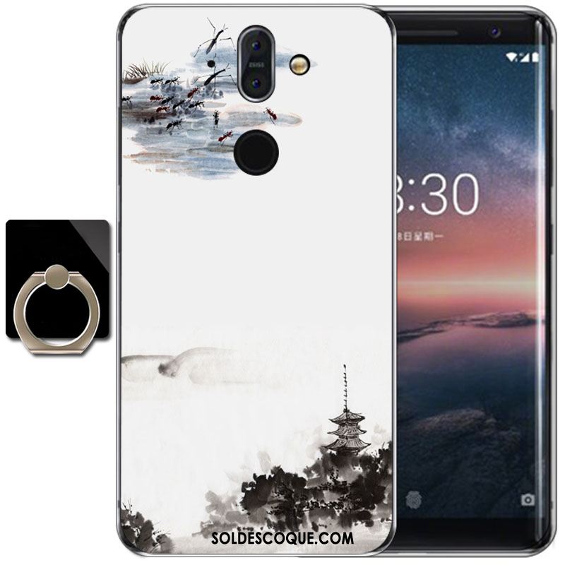 Coque Nokia 8 Sirocco Dessin Animé Haute Étui Silicone Vent En Ligne