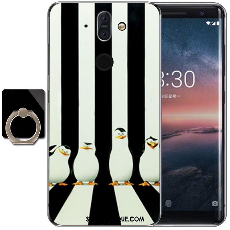 Coque Nokia 8 Sirocco Dessin Animé Haute Étui Silicone Vent En Ligne